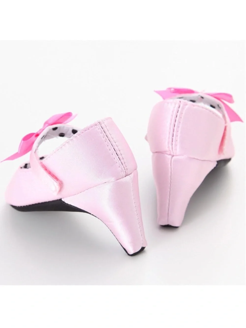 Baby girl Pink Bow Mary Jane Heels